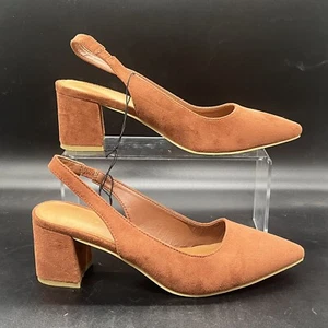 Maurices Lily sling back block heel womens 10 NEW 154335 formal office workwear - Picture 1 of 9