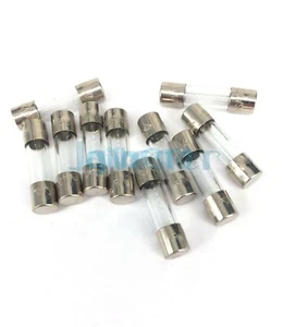 Fusibles de tubo de vidrio de soplado rápido/lengo 5x20/6x30 mm 0,1A-25A 32 V/250 V 10 piezas - Imagen 1 de 3