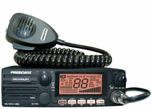 President McKinley USA 40 Channel CB Radio AM/SSB/PA 12/24V Weather Compact - Picture 1 of 1