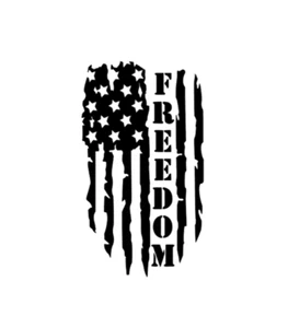 Distressed USA Flag Freedom Vinyl Decal Sticker -  Car Truck Window Laptop Mug - Bild 1 von 2
