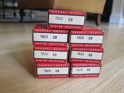 7 pares de rodamientos de motor Federal Mogul 1925 SB Buick 1953 1954 1956-1959 NOS Foto 1 de 4