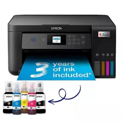 Epson EcoTank WiFi Printer ET 2851 A4 Colour Multifunction Inkjet.  FREE POST - Image 1 of 4