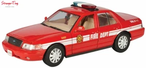 MotorMax Ford Crown Victoria 2007 Fire Chief - Red 1/24 - Picture 1 of 1
