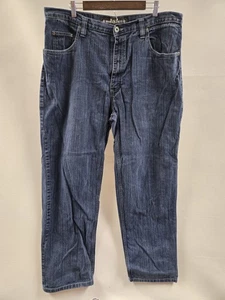 Brooklyn Xpress Jeans Mens 40x34 Blue Relaxed Fit Denim Straight Leg Classic - Picture 1 of 14