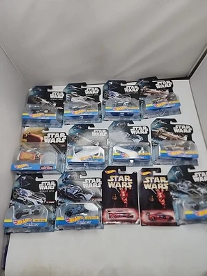 Lot Of 13 Star Wars Hot Wheels NIP - Image 1 of 4