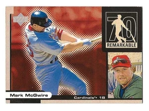 1999 UD Ovation Remarkable Moments #11 Mark McGwire St. Louis Cardinals BV $4 - Bild 1 von 1