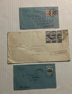 3 um 1940 Brasilien Luftpostbriefe nach USA [y10315] - Bild 1 von 3
