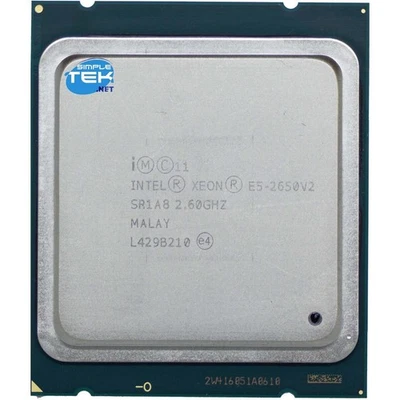 Intel Xeon E5-2650 V2 Lga2011 Lga 2011 Processore Cpu Sr1a8 2.60g Ricondizionato - Immagine 1 di 4