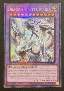 2025 YUGIOH RA04 1ST ED COLLECTORS RARE DRAGON MASTER MAGIA NM 💫 - Picture 1 of 1