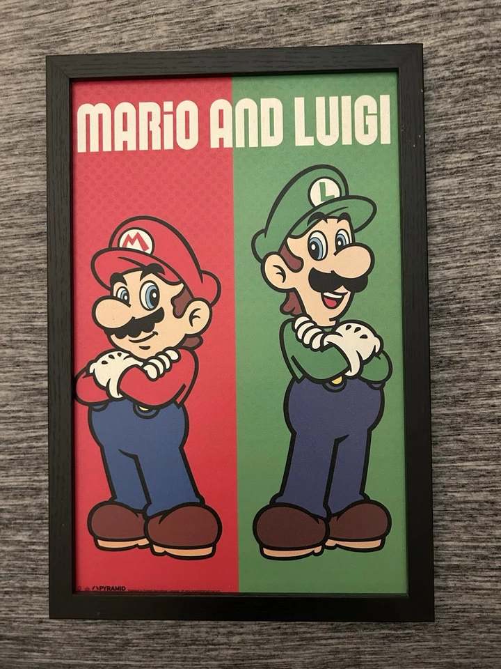 Arte de pared Mario y Luigi Foto 1 de 1