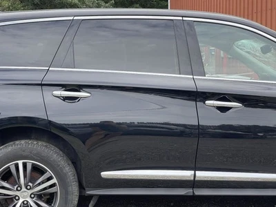 Infiniti QX60 2016-2020 pasajero derecho puerta trasera negra pequeño rasguño de estacionamiento Foto 1 de 4