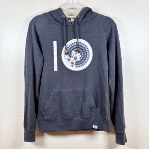 Ten Tree Hoodie Women's Small Dark Gray Graphic Print Sustainable Soft Lounge - Picture 1 of 9