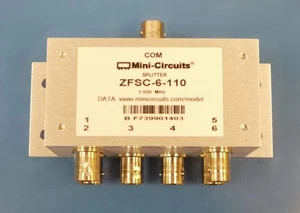 Mini-Circuits ZFSC-6-110 (1-500 MHz) Splitter - Bild 1 von 3