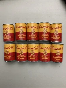 Lot Of 10 LIMITED EDITION Campbell's Condensed Grilled Cheese & Tomato Soup Cans - Picture 1 of 7