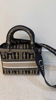 Dior Lady Bag With Embroidery - Image 1 of 4