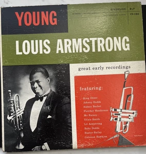 Young Louis Armstrong Jazz/Blues 1960 Riverside Records LP-RLP 12-101 MINT/GOOD+ - Picture 1 of 14