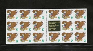 US SCOTT #2596a  COMPLETE UNFOLDED BOOKLET  OF 17 MNH TAKE A LQQK ! - Picture 1 of 1