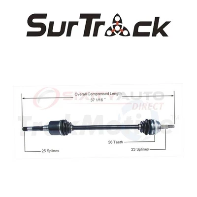 SurTrack CV Axle Shaft for 1995-1997 Dodge Neon 2.0L L4 - Constant Velocity bp Foto 1 de 4