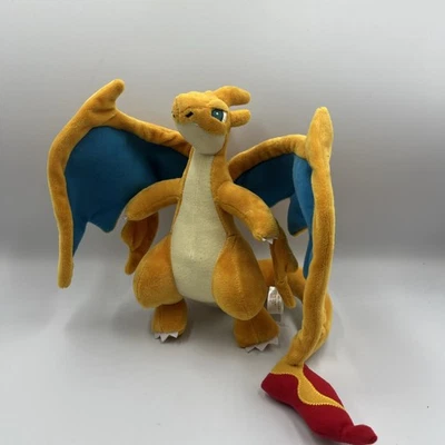 Pokémon Charizard 填充毛绒玩具 10 英寸无品牌二手批量 N — 第 1/4 张图片
