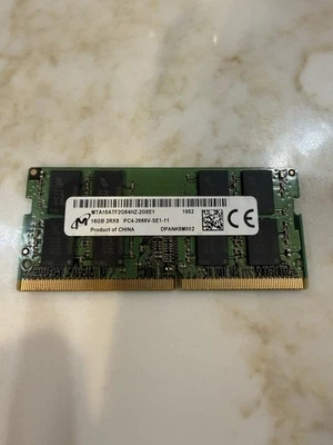 Micron 16GB PC4-21300 (DDR4-2666) Memory (MTA16ATF2G64HZ2G6E1) - Image 1 of 2
