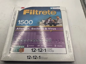 4pack Filtrete 12x12x1 Healthy Living Ultra Allergen Air Filter MPR 1500 - Picture 1 of 5