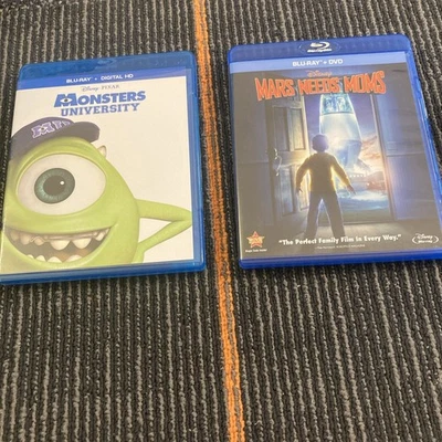 Monsters University + Mars Need Moms (Blu-ray, Disney Lot) - Image 1 of 4