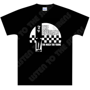 The Specials - Too Much Too Young T-Shirt - Brand New - 2 Tone - The Special AKA - Picture 1 of 1