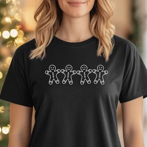Lebkuchen süßes Weihnachtsshirt lustig Lebkuchen Weihnachtsgeschenk Unisex Shirt - Bild 1 von 7