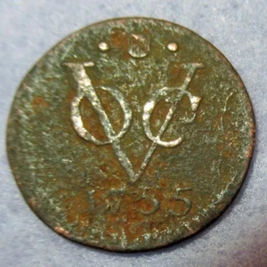 Certificate of Authenticity 1755 New York 1/2 Penny VOC Dutch Colonial Half Cent - Picture 1 of 4