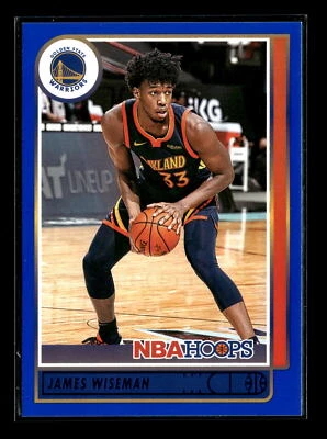 2021-22 Hoops #58 James Wiseman Blue - Image 1 of 2