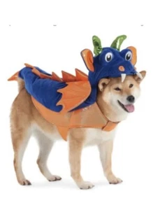 Authentique SPOOKY NIGHT Pet Costume "MONSTER DRAGON" Dog Large - Picture 1 of 16