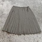Unbranded Pleated Skirt Womens 24W Gray Stretch A Line Polyester Ladies Stretch