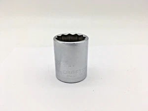 Craftsman Tools GK 44269 1/2" Drive 25mm 12 Point Socket USA - Picture 1 of 8