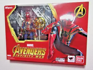 SH Figuarts Bandai IRON SPIDER Tamashii Stage Avengers Infinity War Authentic - Picture 1 of 1