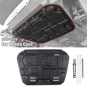 Para Honda Civic 2016-2020 Auto Coche Bajo Motor Protector de protección contra salpicaduras - Imagen 1 de 9