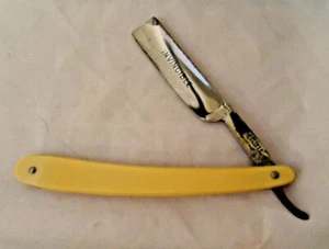 WADE & BUTCHER SHEFFIELD, ENGLAND "INVINCIBLE" STRAIGHT RAZOR - Picture 1 of 4