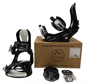 2022-23 FIJACIONES SEÑORA ALTITUD ""RIDER"" 4X4 BURTON SNOWBOARD (NEGRO) S/M 6.5-9 - Imagen 1 de 12
