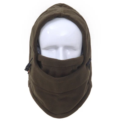 Máscara de esquí pasamontañas polar sombrero invierno cuello calentador gorra a prueba de viento para hombres mujeres EE. UU. Foto 1 de 4