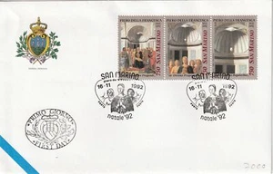 1992 FDC A.A.S.F.N. SAN MARINO NAVIDAD 1992 MF81685 - Imagen 1 de 1