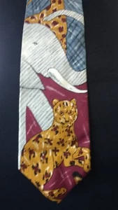 FONDO MONDIALE FAUNA SELVATICA DESIGN N. 106 cravatta collo uomo 1991 - Foto 1 di 1