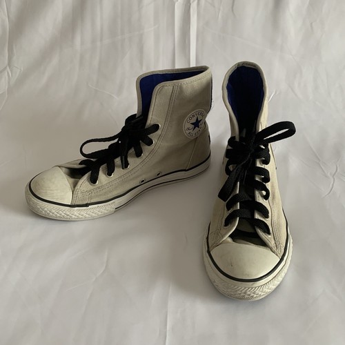 converse beige e blu