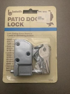 Belwith 1253, Patio Door Lock, Silver - Picture 1 of 2