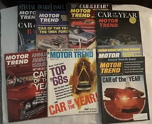1958-1970, Motor Trend Car Of The Year issues. Rare! Your choice. See Contents - Imagen 1 de 17