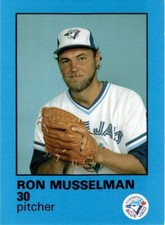 1986 Toronto Blue Jays Fire Safety NNO Ron Musselman Card