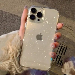 Funda transparente con purpurina Bling para iPhone 16 16Pro 16 Plus Pro Max - Picture 1 of 5