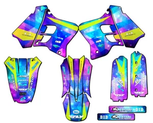 1993-1995 YZ 250 2-STROKE SPACE KADET Galaxy Senge Graphics Kit Compatible with - Picture 1 of 10