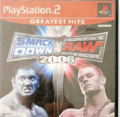 PS2 Playstation2 Smackdown Vs Raw 2006 CIB With Manual Wrestling WWE Game F11 - Image 1 of 3