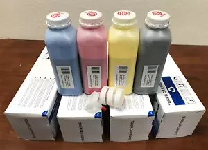 4 Refillable Toner Cartridge for HP CF410X CF411X CF412X CF413X + 4 BULK Refill - Picture 1 of 2