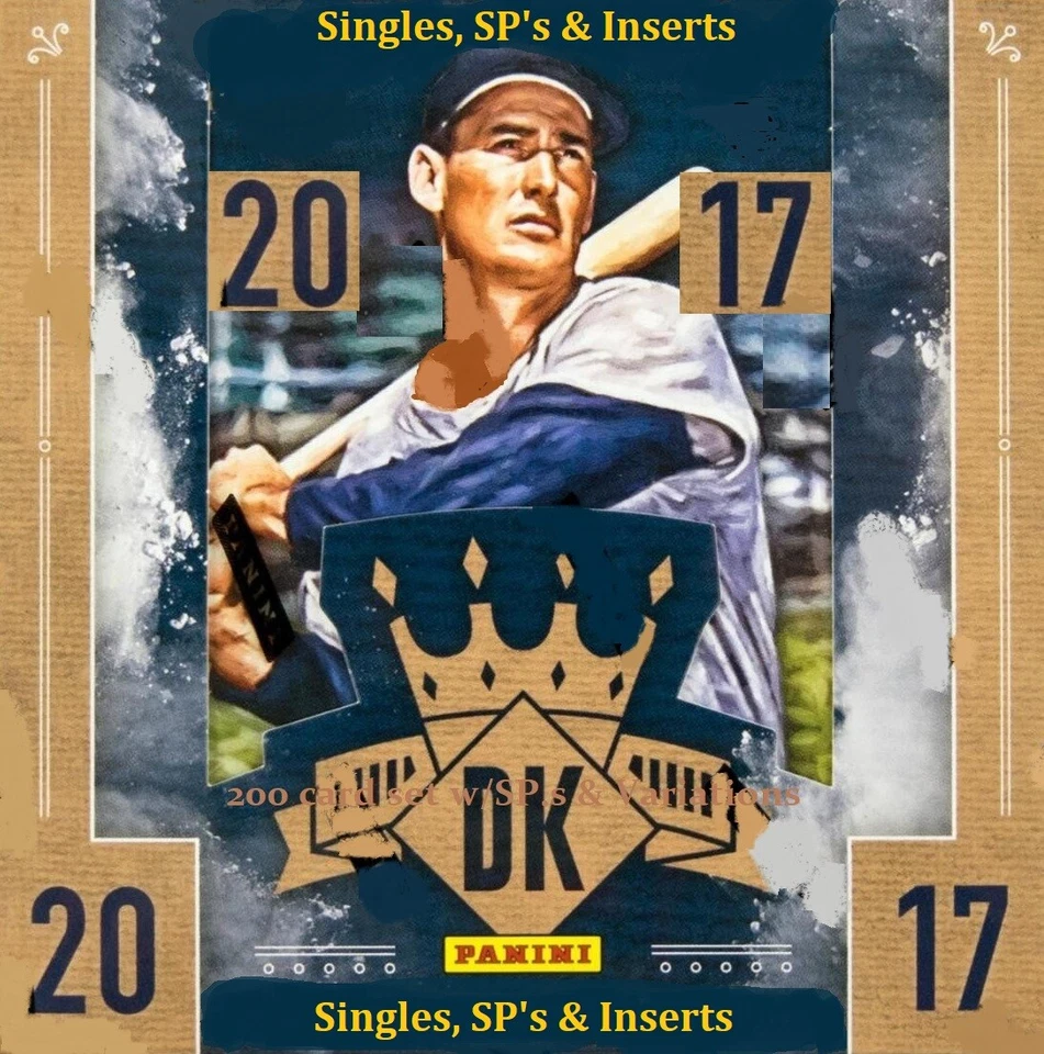 2017 Diamond Kings Singles, SP's & Inserts - Image 1 of 1
