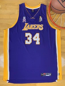 Authentic Shaquille O’Neal Los Angeles Lakers 2002 NBA Finals Basketball Jersey - Picture 1 of 10